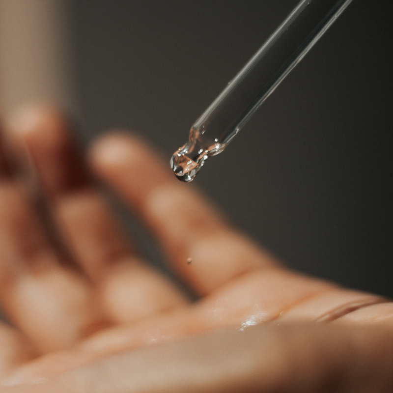 Skincare products suitable for various skin types, merging Ayurvedic and scientific benefits.