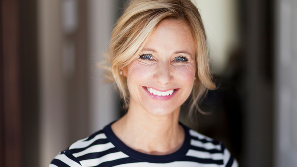 Woman smiling