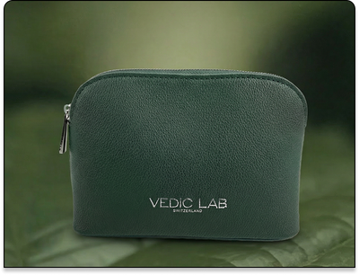 Kosmetiktasche aus veganem Leder