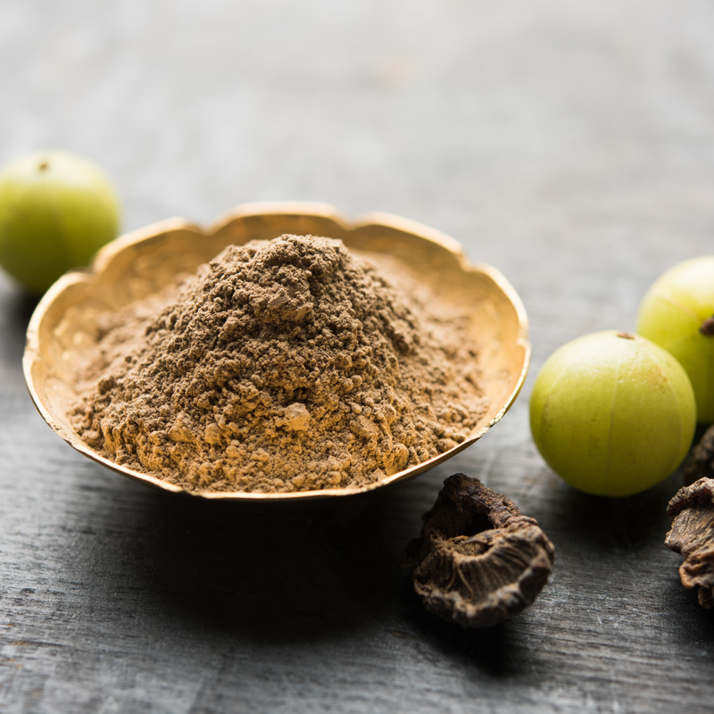 Close-up of healthy, thick hair after using Ashwagandha