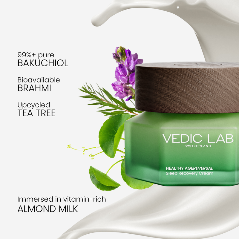 Sleep Recovery Cream by VEDIC LAB, designed to hydrate and reduce wrinkles overnight.